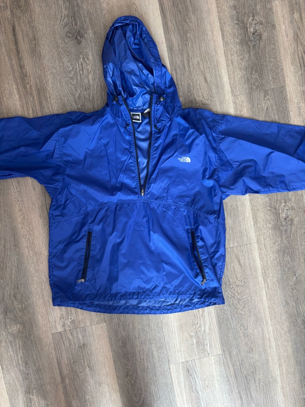 The North Face Blue Packable Anorak Pullover Jacket